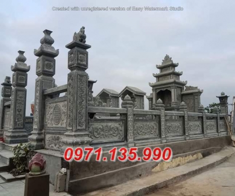 lăng mộ đá đẹp - tham khảo mẫu lăng mộ đá dòng họ