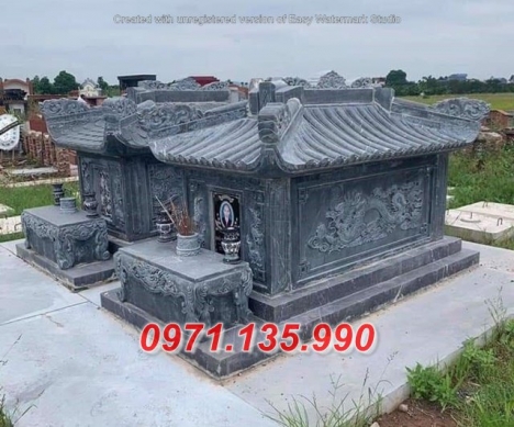 Các mẫu mộ đá đẹp - lăng mộ đá xanh rêu