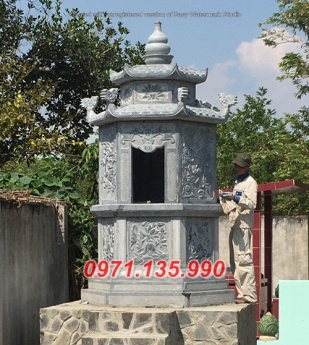 111 Mẫu mộ hình tròn bằng đá xanh