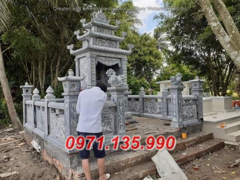 Các mẫu mộ đá đẹp - lăng mộ đá xanh rêu