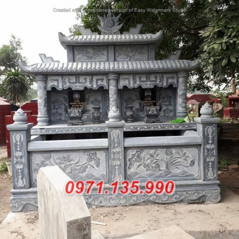 Các mẫu mộ đá đẹp - lăng mộ đá xanh rêu
