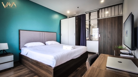 CĂN HỘ DỊCH VỤ 1 KHÁCH 2 NGỦ VNAHOMES APARTMENT VỊ TRÍ TRUNG TÂM TIÊU CHUẨN KHÁCH SẠN
