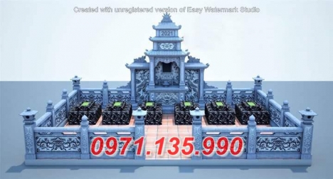 lăng mộ đá đẹp - tham khảo mẫu lăng mộ đá dòng họ
