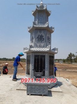 111 Mẫu mộ hình tròn bằng đá xanh