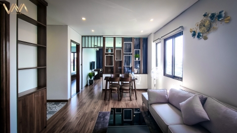 CĂN HỘ DỊCH VỤ 1 KHÁCH 2 NGỦ VNAHOMES APARTMENT VỊ TRÍ TRUNG TÂM TIÊU CHUẨN KHÁCH SẠN