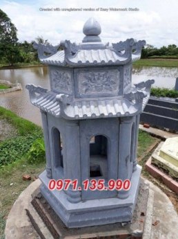 111 Mẫu mộ hình tròn bằng đá xanh