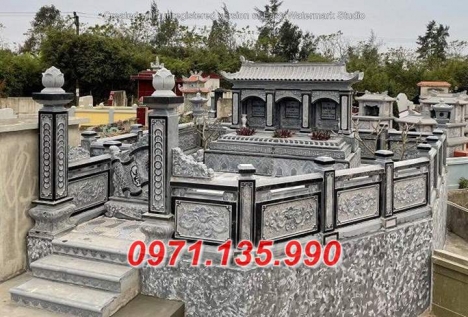 10 Mẫu mộ đá đẹp - 11 lăng mộ đá khối