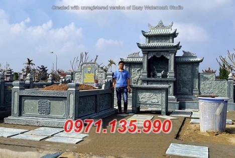Các mẫu mộ đá đẹp - lăng mộ đá xanh rêu