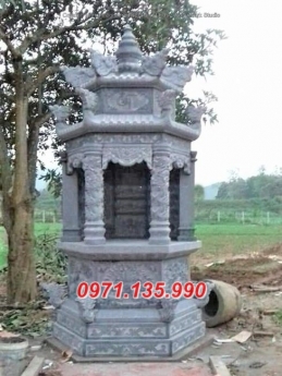 111 Mẫu mộ hình tròn bằng đá xanh