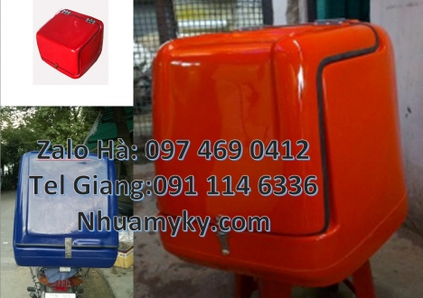 Thùng giao cơm, thùng nhựa, Thùng giao đồ uống, Thùng đựng văn phòng phẩm, Thùng giao hàng 62x52x62