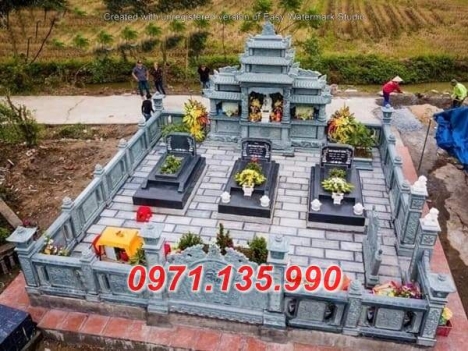 lăng mộ đá đẹp - tham khảo mẫu lăng mộ đá dòng họ