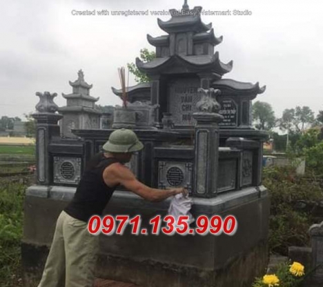 Các mẫu mộ đá đẹp - lăng mộ đá xanh rêu