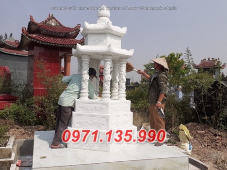 111 Mẫu mộ hình tròn bằng đá xanh