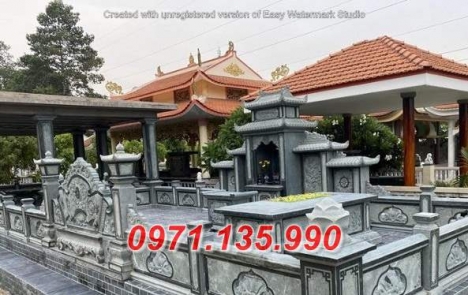 Các mẫu mộ đá đẹp - lăng mộ đá xanh rêu
