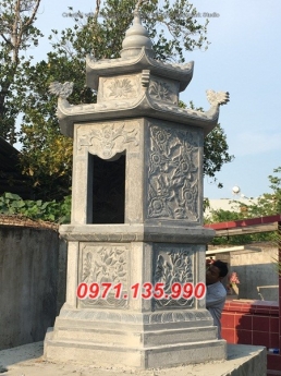 111 Mẫu mộ hình tròn bằng đá xanh
