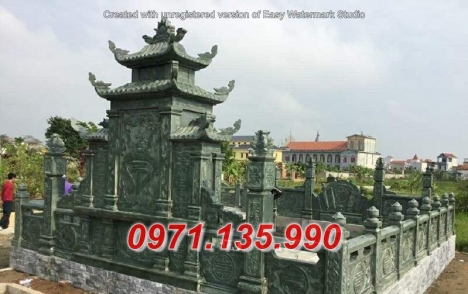lăng mộ đá đẹp - tham khảo mẫu lăng mộ đá dòng họ