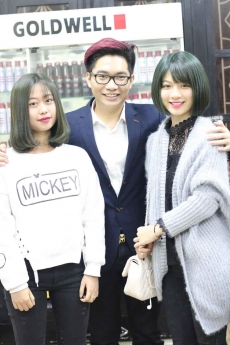 Tóc bob uốn layer nhẹ- nhuộm tóc tôn da - Học nghề tóc Tiệp Nguyễn Academy