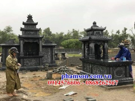 Mẫu mộ hai mái đẹp – Mộ đá cao cấp