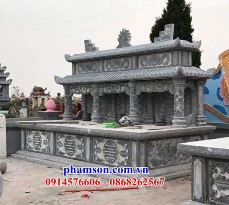Mẫu mộ hai mái đẹp – Mộ đá cao cấp