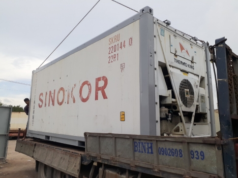 Container lạnh 20 feet cấp đông nhanh