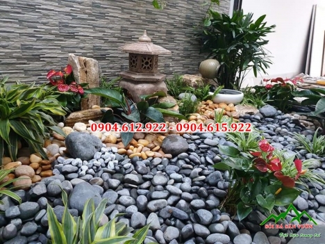 Cung cấp sỏi trang trí tiểu cảnh, sân vườn giá rẻ nhất Hà Nội