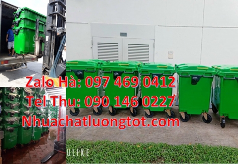 Xe thu gom rác 660 lít bánh nhỏ, Xe gom rác 660l, xe gom rác thải 1000l, nơi bán xe thu gom rác, Xe