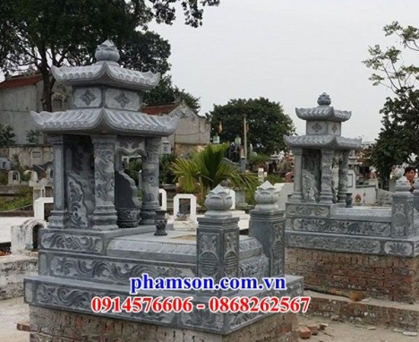 Mẫu mộ hai mái đẹp – Mộ đá cao cấp