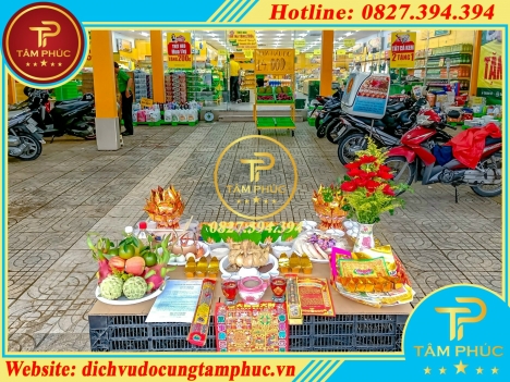 Lễ vật cần có trong mâm cúng khai trương cửa hàng