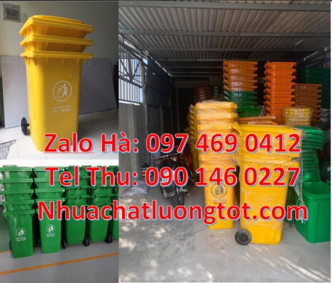 Thùng rác 120l có bánh xe, thùng rác, Thùng rác 120 lít Composite, thùng đựng rác 240 lít nắp hở,