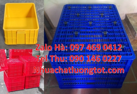 sóng hở, thùng nhựa công nghiệp, sóng nhựa bít giá rẻ chất lượng cao, thùng nhựa đặc 5 bánh xe, sóng