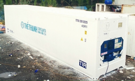 Container lạnh 40ft sơn mới