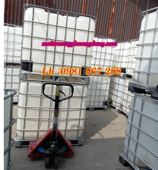 Báo giá tank nhựa cũ 1000 lít ,thùng nhựa IBC