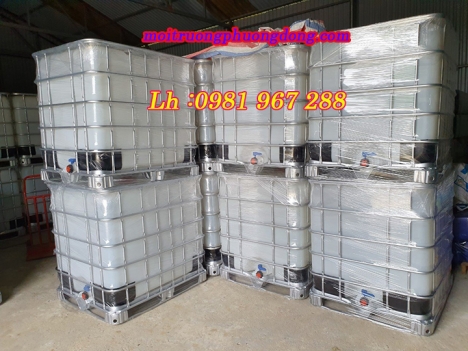 Báo giá tank nhựa cũ 1000 lít ,thùng nhựa IBC