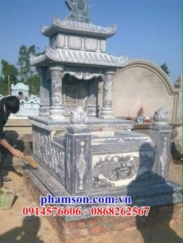Mẫu mộ hai mái đẹp – Mộ đá cao cấp