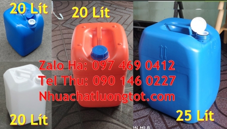 can dày 25 lít đựng axit, Can đựng hóa chất, Can nhựa 20 lít đựng hóa chất, can 20l giá rẻ, can 25l
