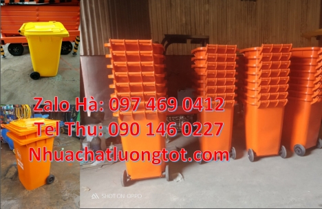 Thùng rác 120l có bánh xe, thùng rác, Thùng rác 120 lít Composite, thùng đựng rác 240 lít nắp hở,
