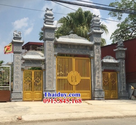 81 Mẫu cổng đá thanh hóa đẹp cao cấp