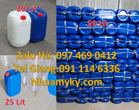 can nhựa 4l vòi nhấn, can 1l vuông, Can nhựa xanh giá sỉ, Can 30l vuông xanh, can 25l vuông, can 20l