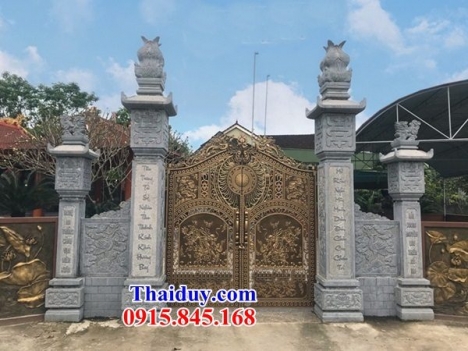 81 Mẫu cổng đá thanh hóa đẹp cao cấp
