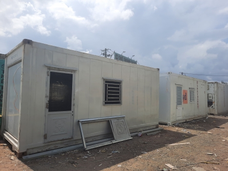 container lạnh được cải tạo thành văn phòng, nhà ở