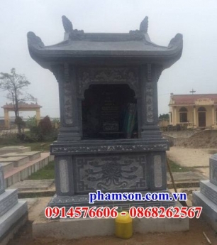 Miếu thờ lăng mộ đá – cây hương nghĩa trang