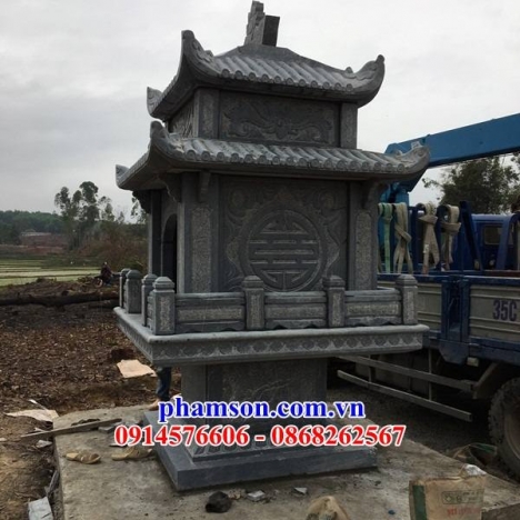 Miếu thờ lăng mộ đá – cây hương nghĩa trang