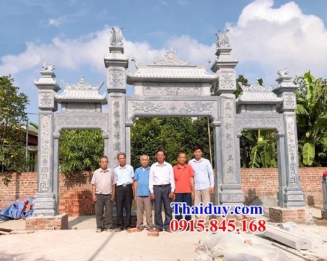81 Mẫu cổng đá thanh hóa đẹp cao cấp