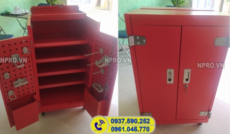 Tủ đựng đồ nghề xe máy, tủ đựng dụng cụ 5 ngăn chuyên dụng