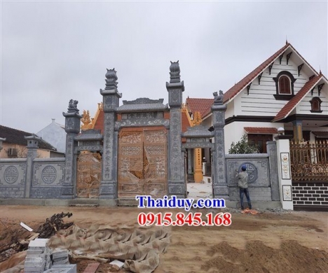 81 Mẫu cổng đá thanh hóa đẹp cao cấp