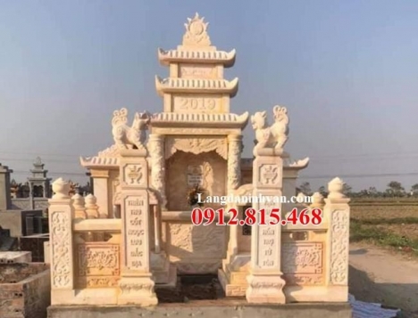Các mẫu lăng mộ đẹp xây bằng đá hợp phong thủy – Khu lăng mộ đẹp