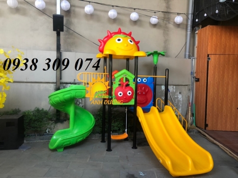 Cầu trượt liên hoàn nhập khẩu, cầu trượt cao cấp