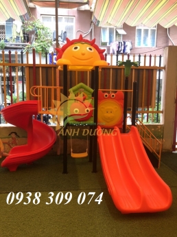 Cầu trượt liên hoàn nhập khẩu, cầu trượt cao cấp