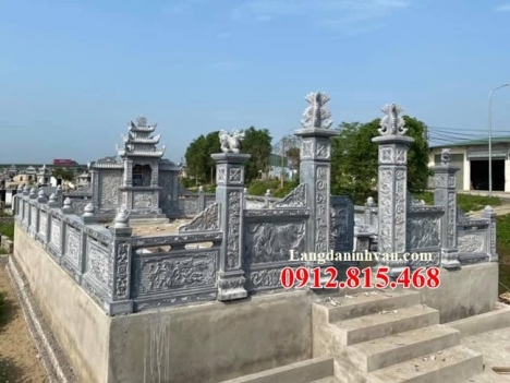 Các mẫu lăng mộ đẹp xây bằng đá hợp phong thủy – Khu lăng mộ đẹp