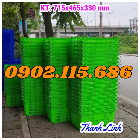 Sọt nhựa chở hàng, sọt nhựa quai sắt, sọt nhựa đựng trái cây, sóng nhựa hở, sóng nhựa rỗng HS011, sọ